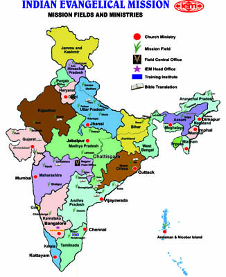 IEM map of India